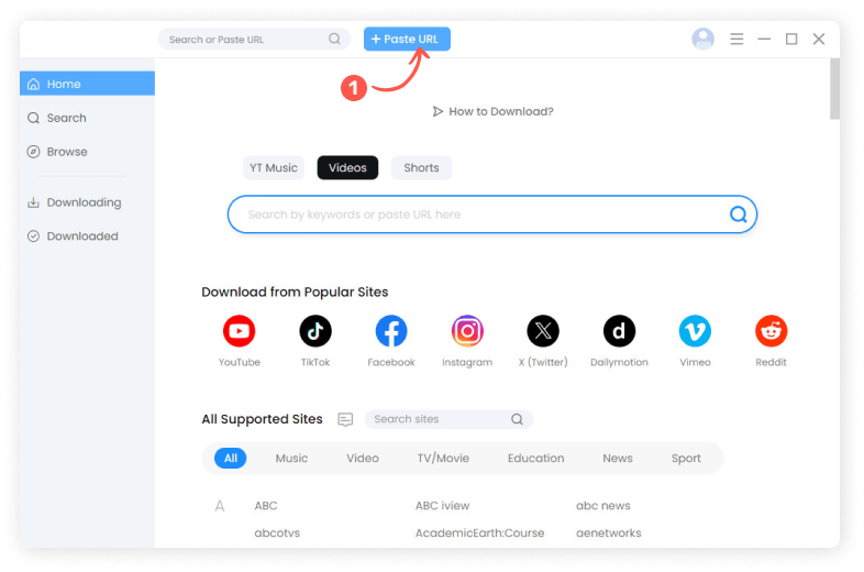 Copy and Paste the Link